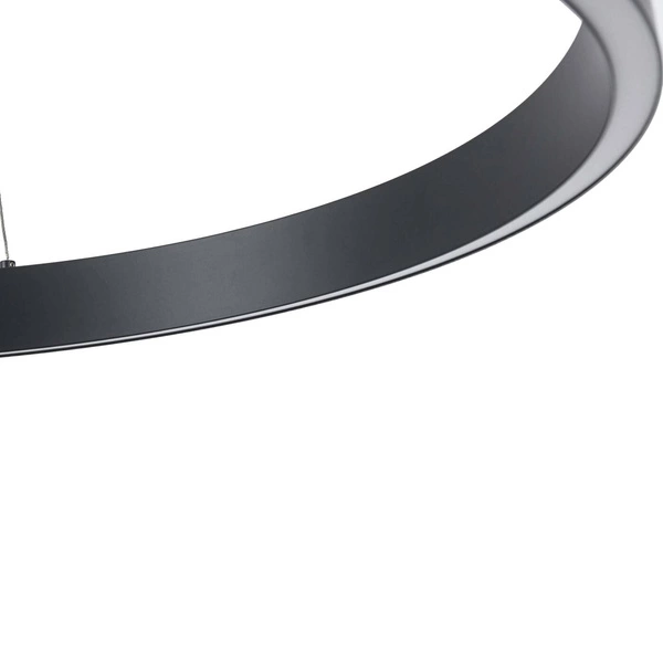 Midway lampa wisząca mała śr.60cm pierścień LED 40W | czarny