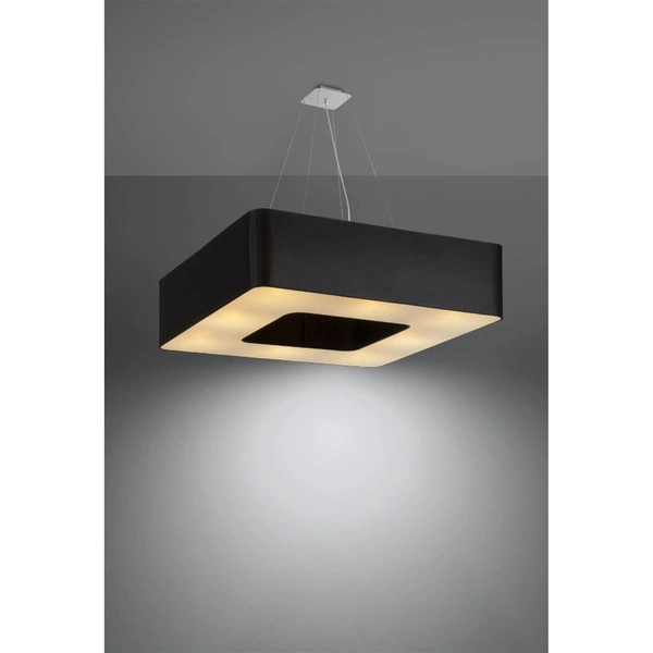 Nowoczesna lampa wisząca URANO, SL.0828, 80 cm, czarna, 8x60W E27
