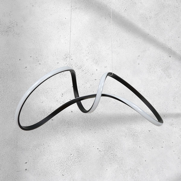 Lampa wisząca TESORO, ML7951, czarna, 48W LED, barwa neutralna 4000K