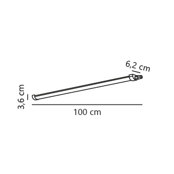 Oprawa świetlna na listwę MARISOL LED 4000K Biała neutralna Plastik | Biały