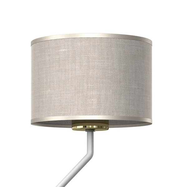 Kinkiet LINO, MLP7494, biały/szary, 1x60W E27 + 1x8W mini GU10