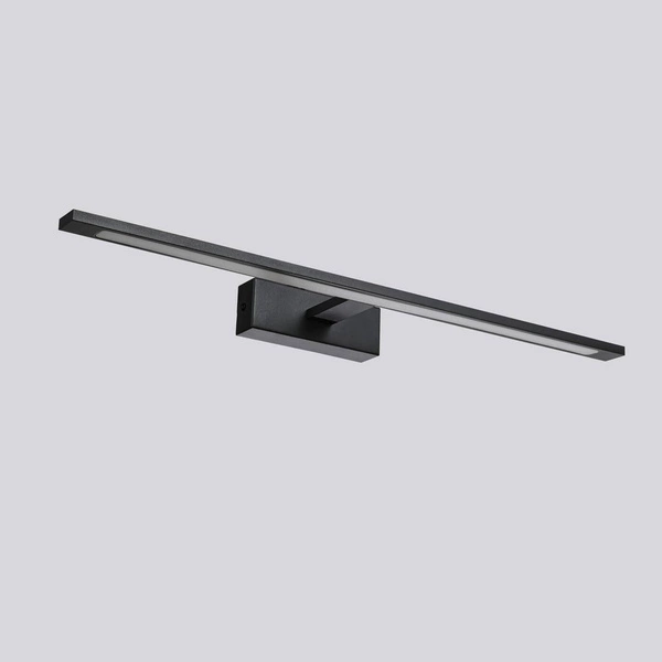 Czarny kinkiet nad lustro ISLA LED duży 62cm