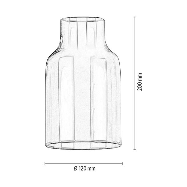 Klosz E27 Transparentne Szkło G0867