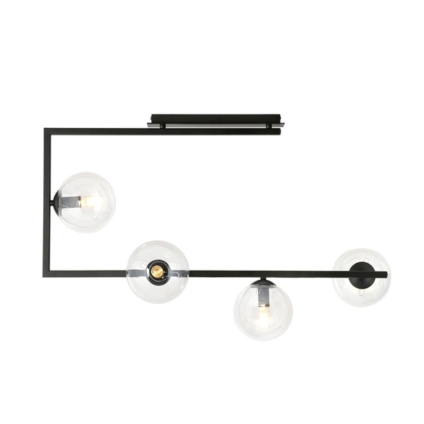 Lampa sufitowa Emibig SOMA 4 BL TRANSPARENT 1289/4