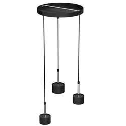 Lampa wisząca ARENA, MLP7786, czarny/srebrny, 3x11W GX53