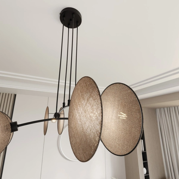 Lampa wisząca Emibig MOTIF 4 NATURAL 1328/4