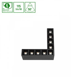 ALLDAY INSPIRE ELEMENTS L DARK LIGHT 50st CZARNY TW 8W 230V CZARNY CASAMBI
