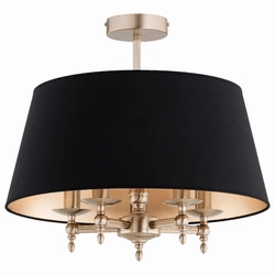Lampa sufitowa ALFA ROKSANA ZŁOTA & CZARNA 5xE14 50cm | 63289