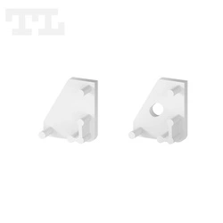 Komplet zaślepek profilu P3-4 | do osłonki C13 | biały