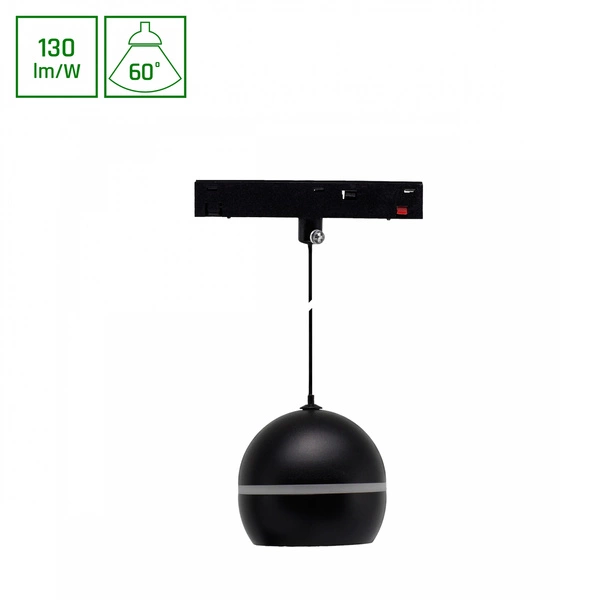 SYSTEM SHIFT BASIC - GLOBE P RING OPRAWA KULA ZWIS 90MM 10W 4000K CZARNY
