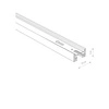 Szyno-przewód PROFILE TRACK biały 2m 9451