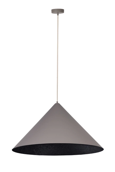 Lampa Sigma Vesuvio taupe/czarny M 3xE27 41063