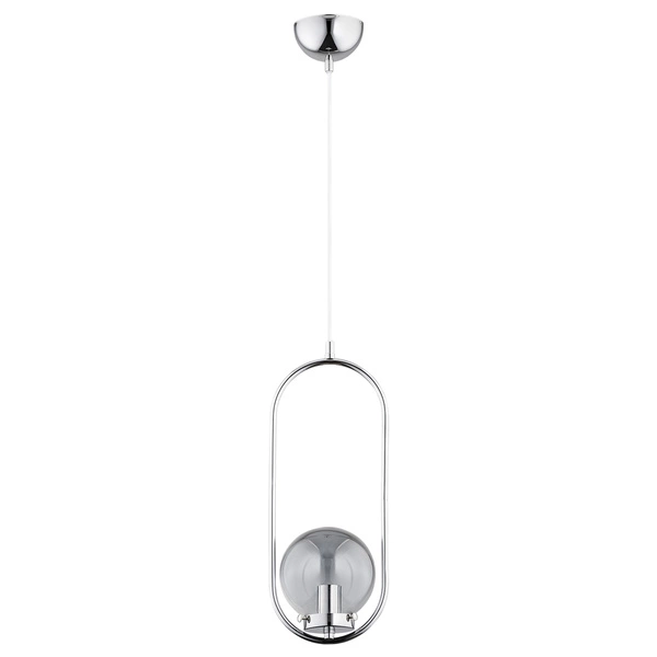 Lampa wisząca ALFA OVAL CHROM 1xE14 17cm | 60699