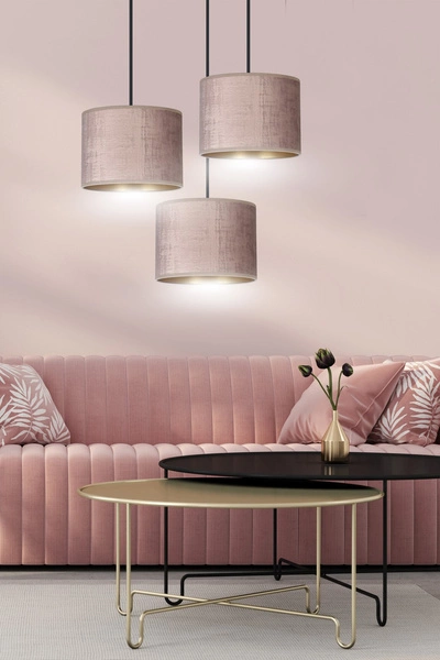 Lampa wisząca Emibig HILDE 3 BL PREMIUM ROSE 1053/3PREM
