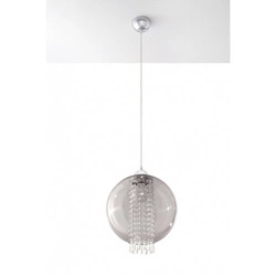 Lampa Wisząca CAMILLA SL.0268 Grafit 1xE27