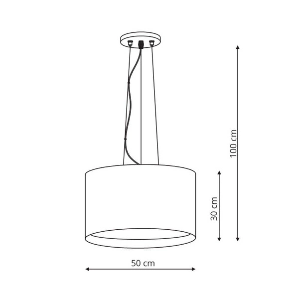Lampa wisząca MILK, biała, 4x60W E27