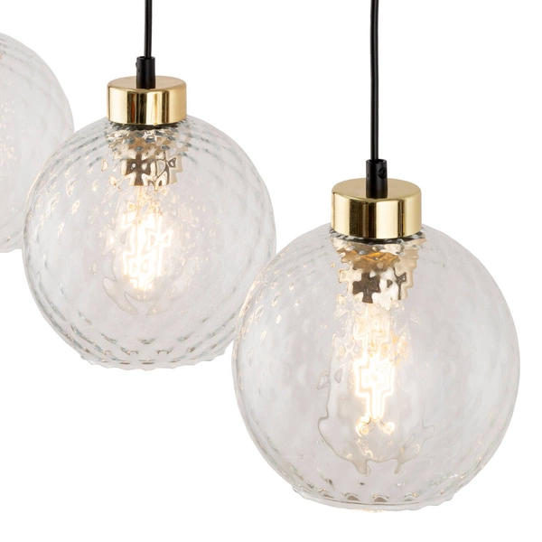 DEVON LAMPA WISZĄCA 3 PŁ LISTWA TRANSPARENT 4587