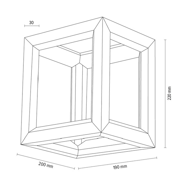 Kinkiet LED Kago 1xLED Samsung 24V Zintegrowany 840lm 3000K 9W Dąb Olejowany 9152174