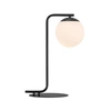 Lampa stołowa GRANT E14 40W Szkło | Czarny