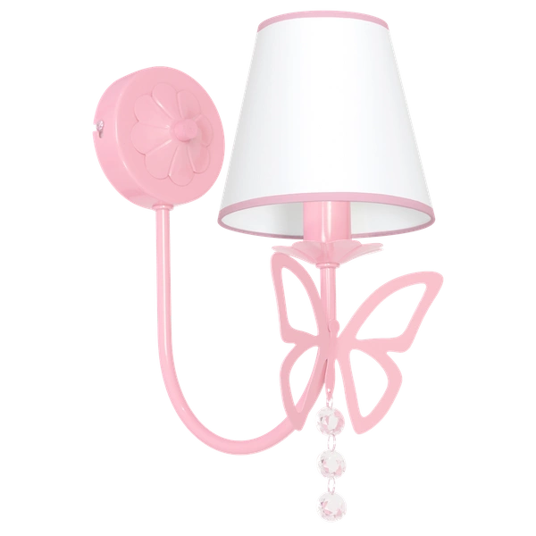 Kinkiet dziecięcy CHARLOTTE różowy