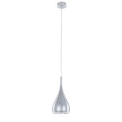 Lampa wisząca ANON śr. 16cm E27 | chrom