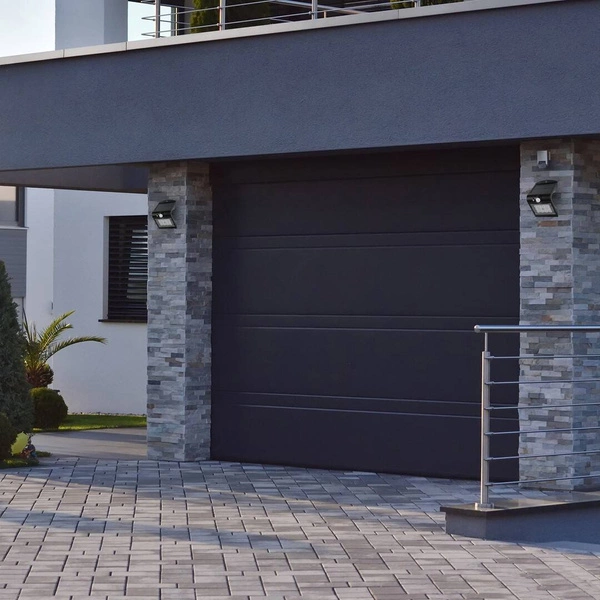 Lampa Solarna BUTTERFLY Czarna 1,5W barwa neutralna 4000K z czujnikiem ruchu i zmierzchu EKO3867