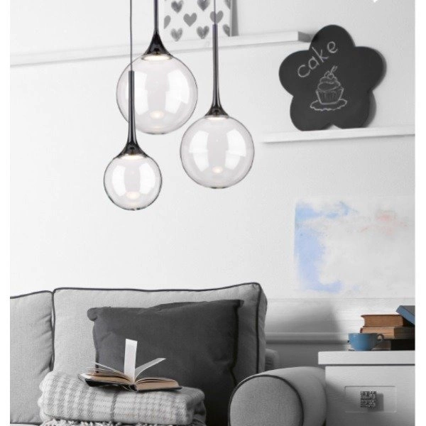 Lampa wisząca szklana BALLARE 40cm 1772104