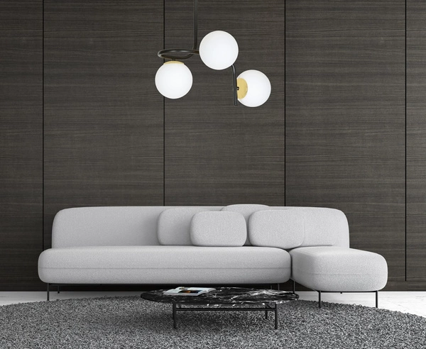 Lampa sufitowa Emibig RAGNAR 3 Czarny GOLD 1032/3