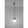 Lampa Wisząca DIEGO 3, PCV Szara, E27 60W, SL.05756