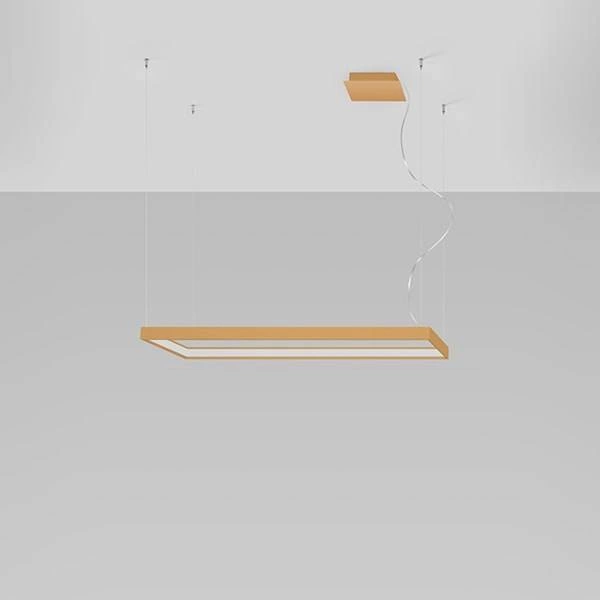 Lampa wisząca TUULA M, złota, 50W LED, barwa neutralna 4000K, TH.164