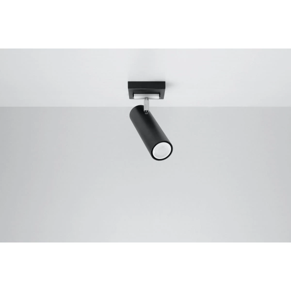 Nowoczesna lampa sufitowa DIREZIONE 1 SL.0499 Czarna 1xGU10