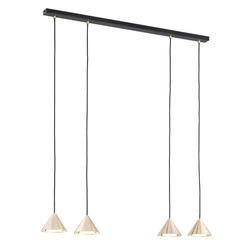 Lampa wisząca Emibig ELIT 4 BL GOLD 1329/4