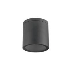 Zewnętrzna tuba na taras QUAZAR 18 czarna śr 9cm IP44