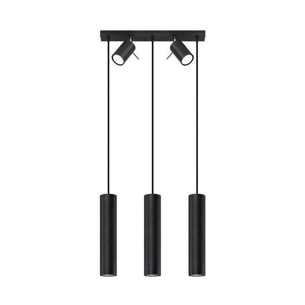 Lampa wisząca RING 3, SL.1099, czarna, 5x40W GU10