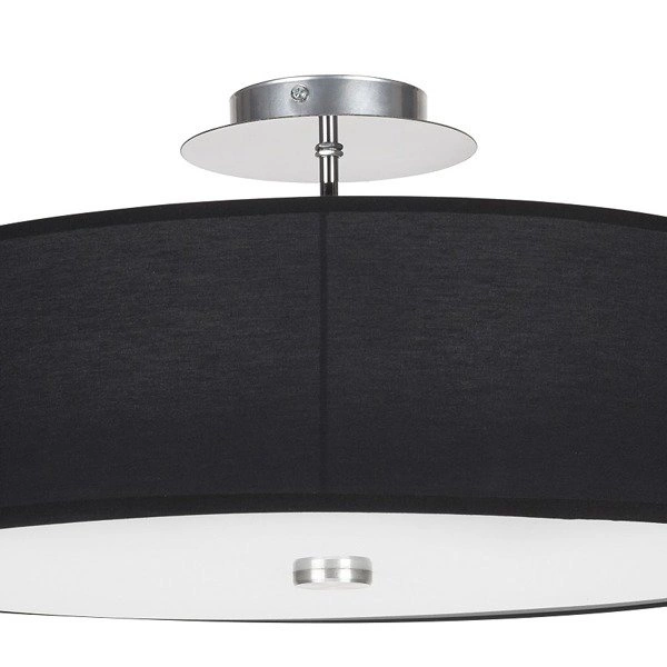 Lampa sufitowa plafon VIVIANE śr 50cm czarny 6390