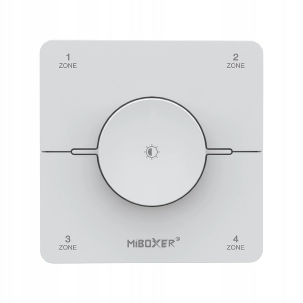 Obrotowy pilot K0S MONO+CCT LED 4 STREFY | biały