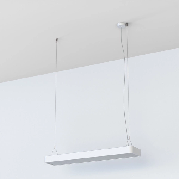 Lampa wisząca SOFT LED WHITE dł. 93,5cm 2xLED TUBE T8 | biały 7545