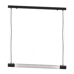 Lampa wisząca VALO TH.008CZ, czarna, 1x14W T8 LED, barwa ciepła 3000K