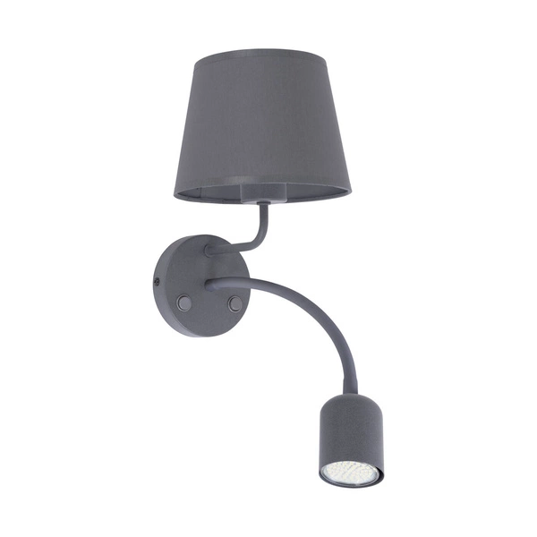 Nowoczesny kinkiet MAJA GRAY 2536 1xE27 + GU10 2536