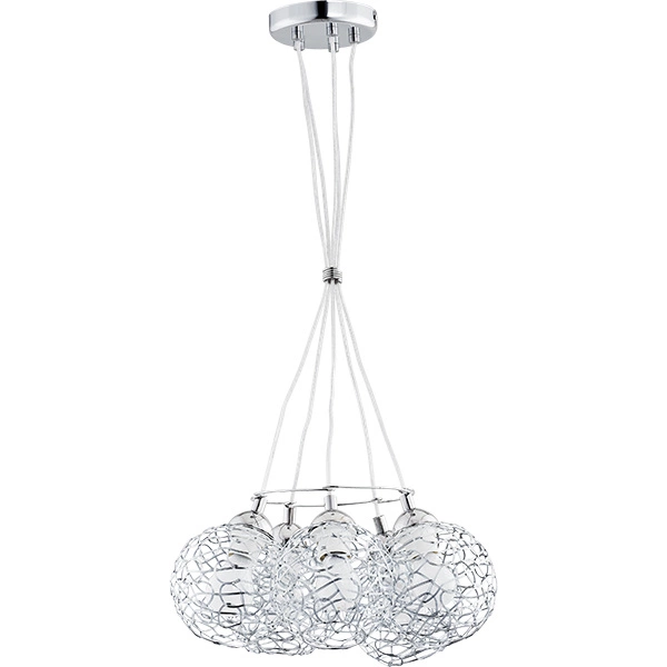 Lampa wisząca ALFA AMASO CHROM 5xE27 45cm | 20375