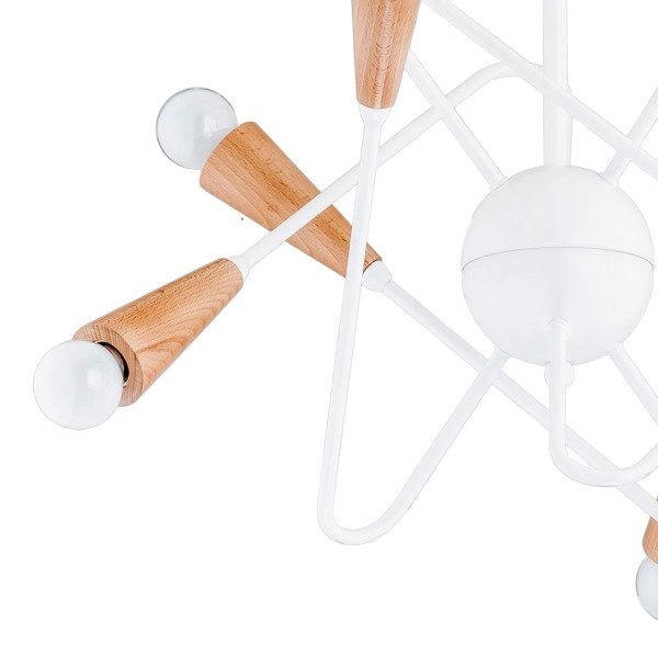 Lampa sufitowa APPER WHITE VI biała 48cm