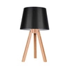 Tripod Lampa Stołowa 1xE27 Max.40W Dąb Olejowany/Transparentny/Czarny 6115074