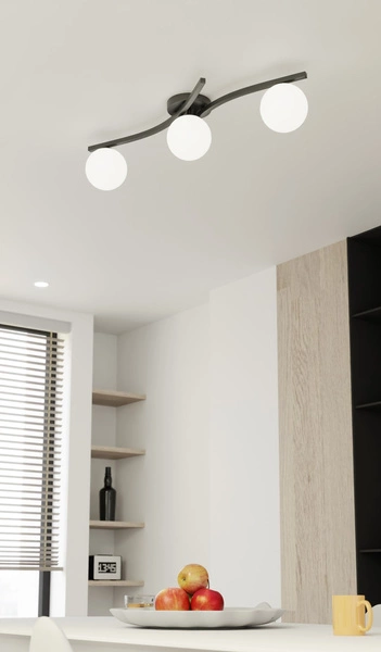 Lampa sufitowa Emibig OPUS 3 BL OPAL 1390/3