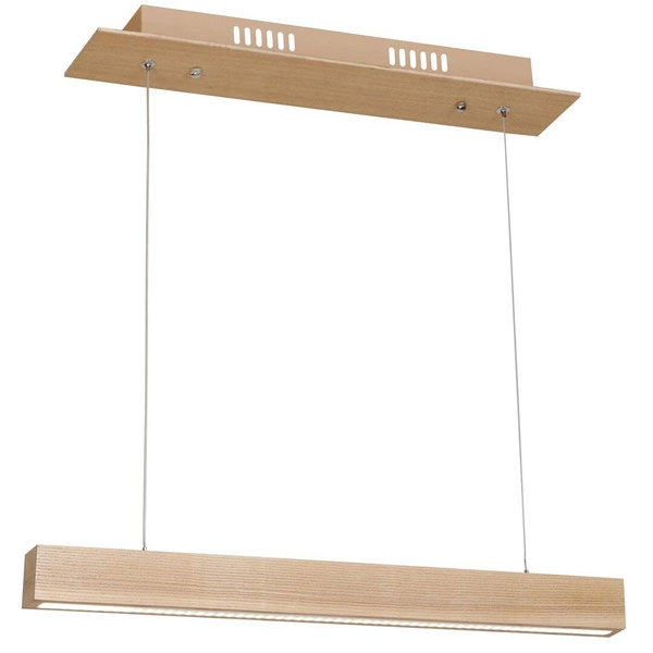Lampa wisząca TIMBER, naturalne drewno, 12W LED, barwa ciepła 3000K, MLP567