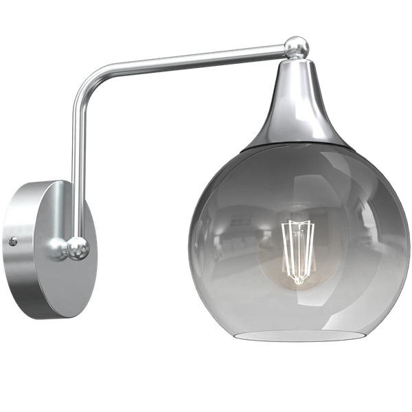 Kinkiet MONTE, MLP8319, srebrny, 1x60W E27