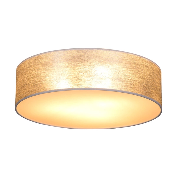 Lampa sufitowa Nevoa 4xE27 maks. 25W biały metal/srebrny klosz z tkaniny 47934802