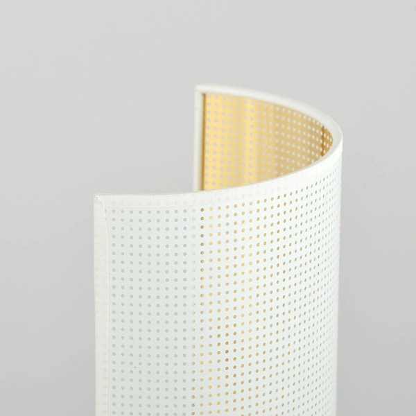 Kinkiet Emibig ASTON K1 Biały/GOLD 1147/K1