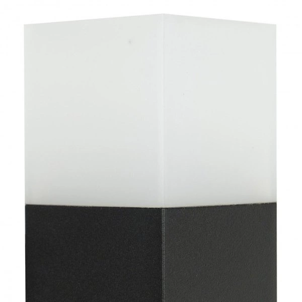 Słupek oświetleniowy zewnętrzny E27 wys. 83cm CUBE CB-830 BL | czarny