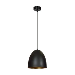 Lampa wisząca Emibig LENOX 1 Czarny / GOLD 410/1