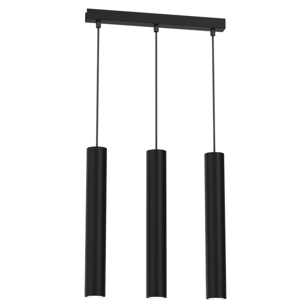Lampa wisząca HUDSON, MLP8792, czarna, 3x8W GU10